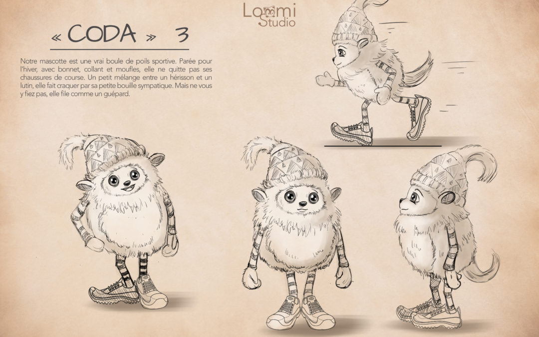 Création de la Mascotte de La Course de Noël de Neuchâtel