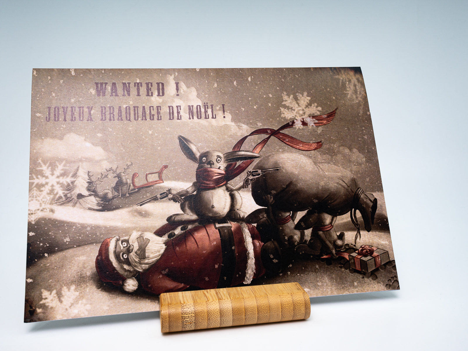 Carte de Voeux Braquage de Noël