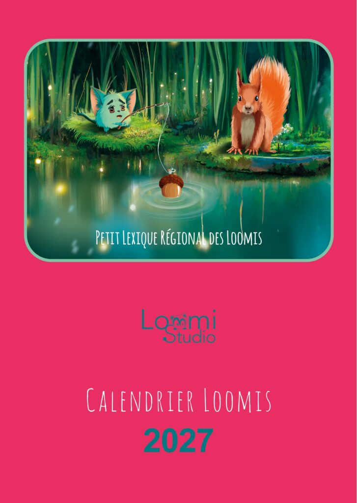 Calendrier Loomi 2027 expressions romandes illustration Loomi univers féerique suisse